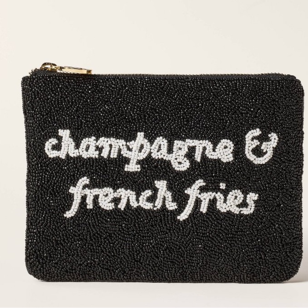 Kate Spade Target. Champagne & French Fries Beaded Clutch from kate spade